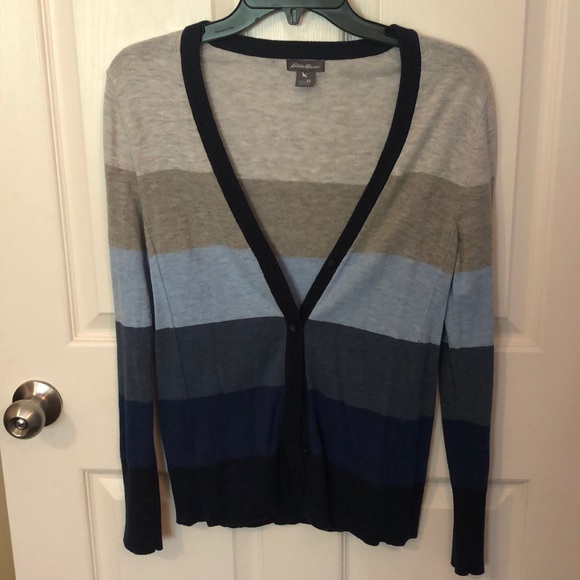 Ombré blue cardigan - Picture 1 of 4